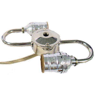 PRE-WIRED NICKEL S-ARM KEYLESS SKTS PRE-WIRED NICKEL S-ARM KEYLESS SKTS